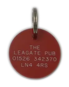 Picture of Round Plastic Pet Tag (Medium)