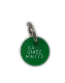 Picture of Round Plastic Pet Tag (Mini)