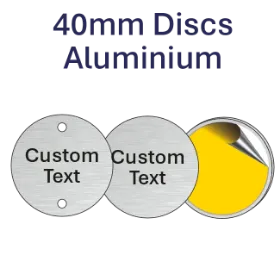 Picture of 40mm dia. Aluminum Discs