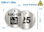 Picture of 50mm dia. Laser Engraved  Stainless Steel Valve Tags