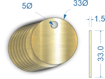 Picture for category Blank Valve tags
