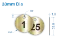 Picture of 33mm Brass Valve Tags 