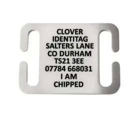 Picture of Stainless Steel Collar Dog ID Tag (Large)