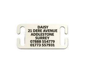 Picture of Stainless Steel Collar Dog ID Tag (Small)