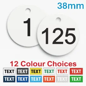 Picture of 1-125 Traffolite, plastic valve tags 38mm