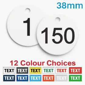 Picture of 1-150 Traffolite, plastic valve tags 38mm