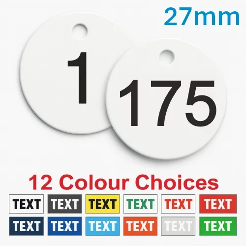 Picture of 1-175 Traffolyte, plastic valve tags 27mm