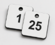 Picture of 30mm Sqaure Traffoyte Plastic Valve Tags