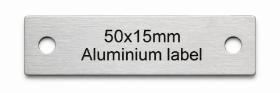 Picture of Aluminium Labels 50x15mm