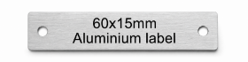 Picture of Aluminium Labels 60x15mm