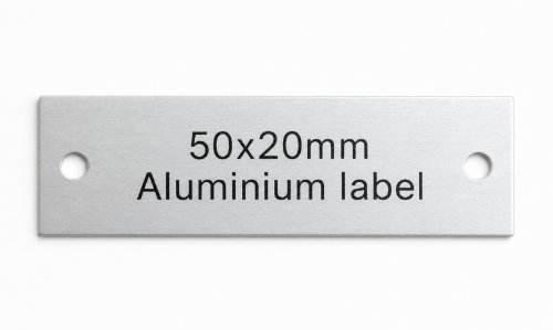 Picture of Aluminium Labels 50x20mm