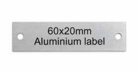 Picture of Aluminium Labels 60x20mm