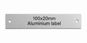 Picture of Aluminium Labels 100x20mm