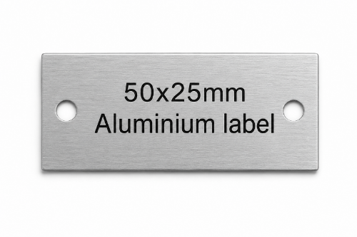 Picture of Aluminium Labels 50x25mm