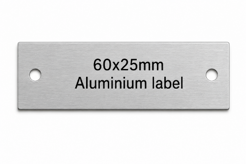 Picture of Aluminium Labels 60x25mm