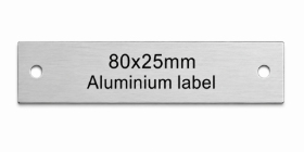 Picture of Aluminium Labels 80x25mm